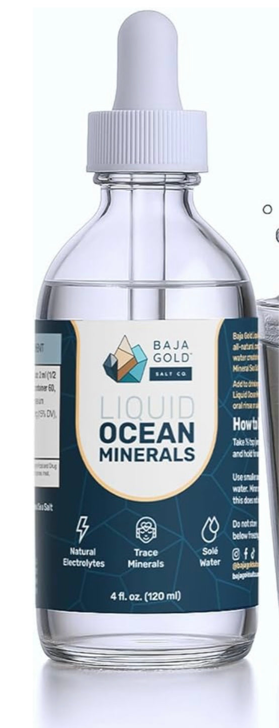 Baja Gold Liquid Ocean Minerals 120ml & 360ml