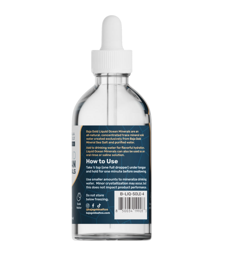 Baja Gold Liquid Ocean Minerals 120ml & 360ml