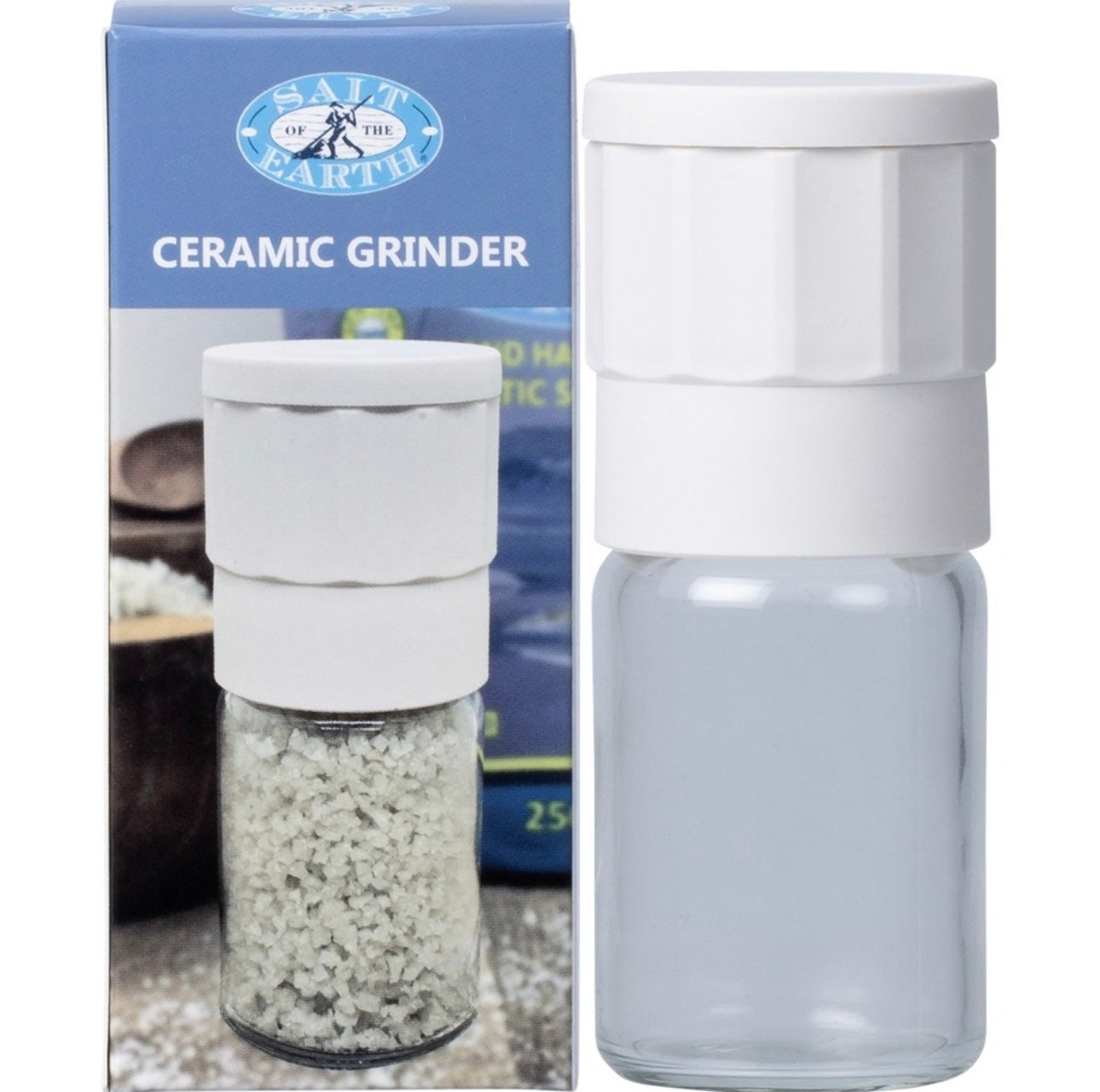 Salt Of The Earth Ceramic Grinder Holds 50g Baja