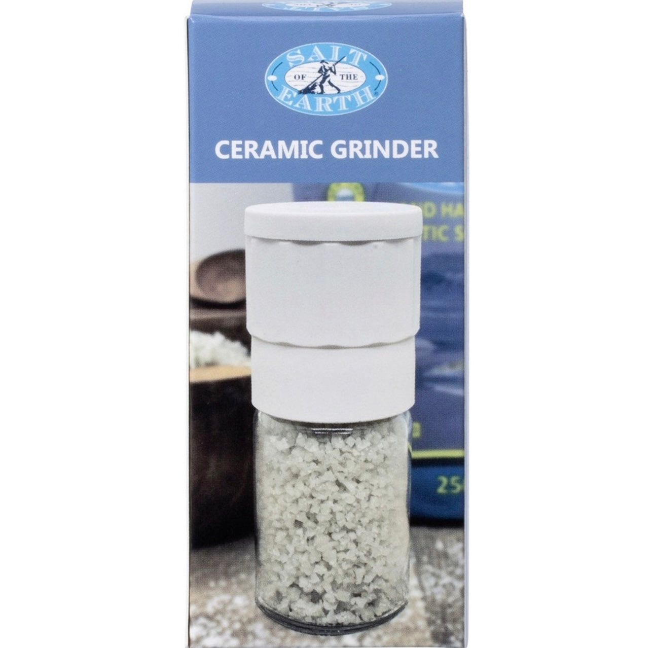 Salt Of The Earth Ceramic Grinder Holds 50g Baja