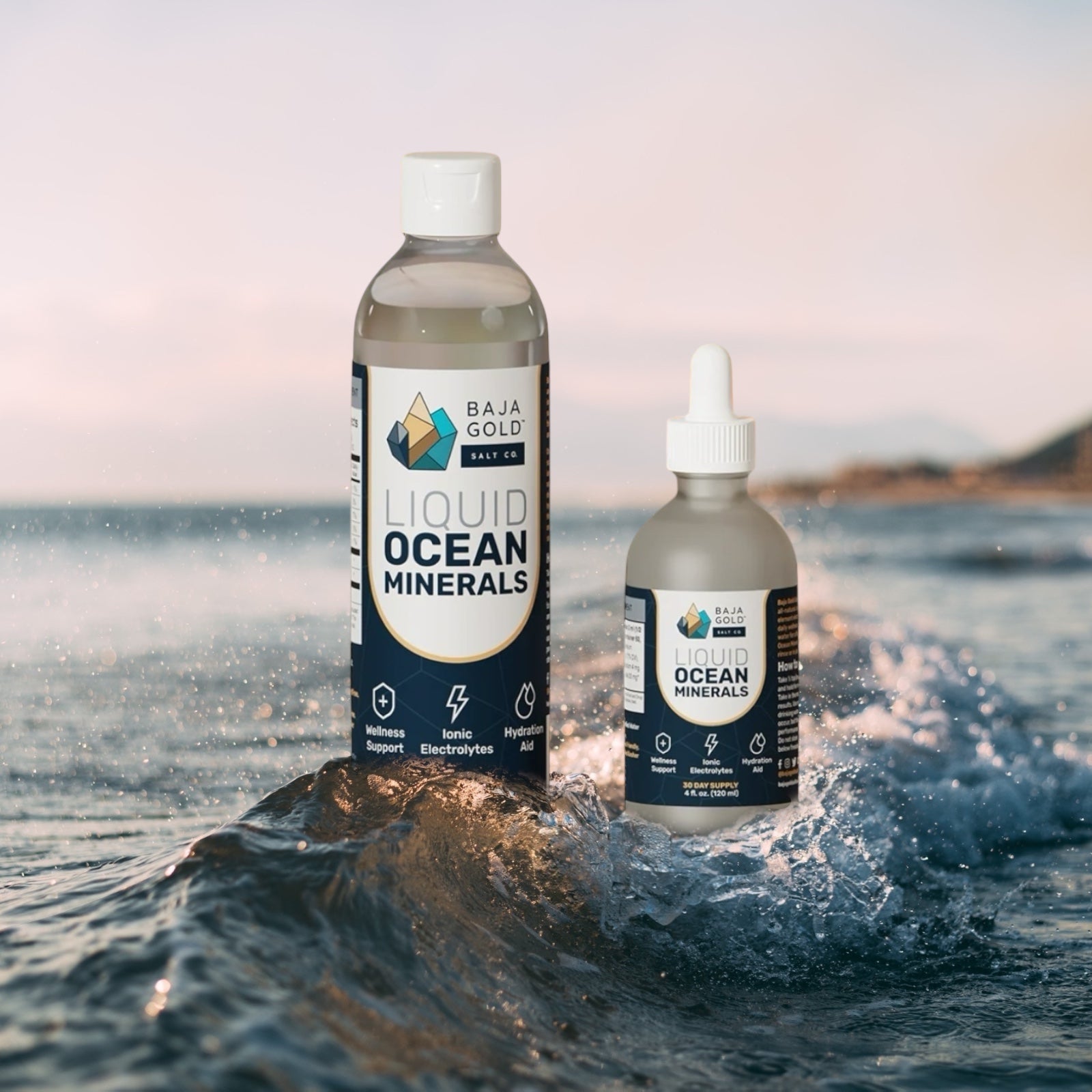 Baja Gold Liquid Ocean Minerals 120ml & 360ml