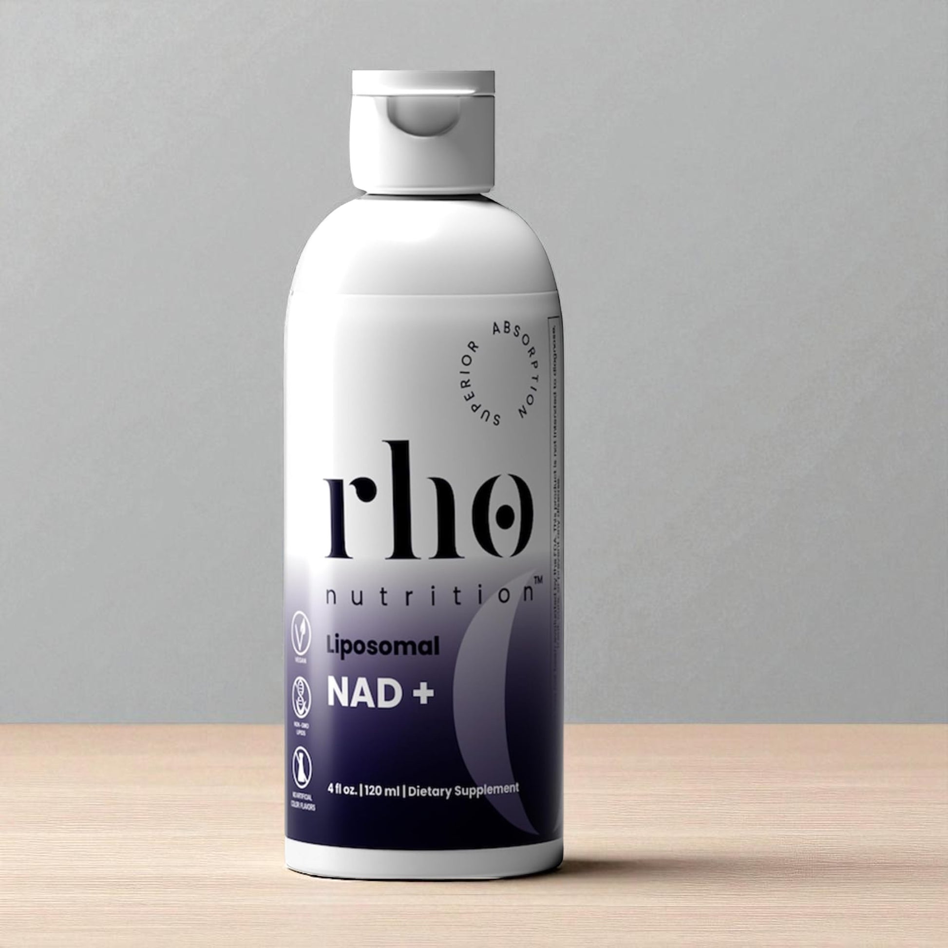 Rho Nutrition Liposomal NAD+ Liquid Supplement with Advanced Absorption Designed For Normal Cellular Health and Energy Metabolism