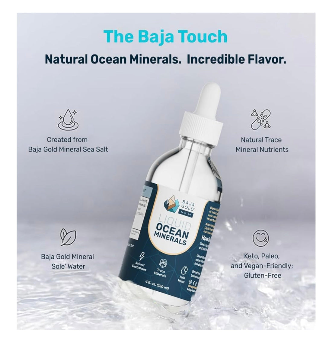 bottle of ocean minerals