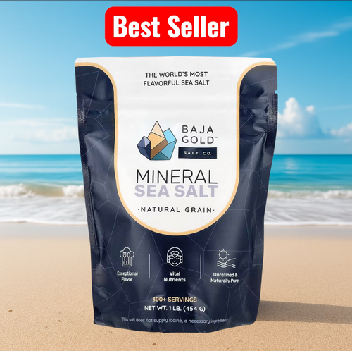 Baja Gold Mineral Sea Salt – Natural Grain 454g  or 2.27kg