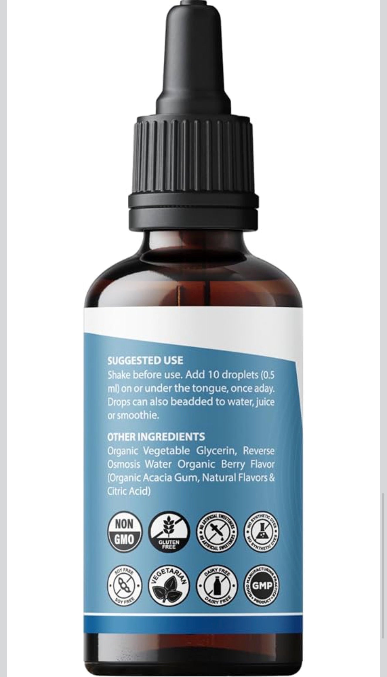 L-Methylfolate 15 mg + Methyl B12 Liquid Drops | 5-MTHF | 60 mL