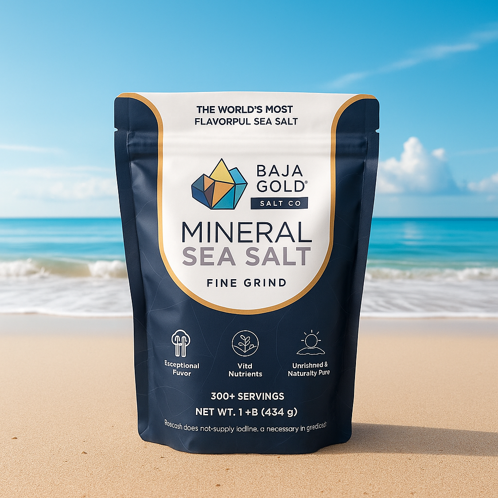 Baja Gold Salt Co Mineral Sea Salt - Fine Grind