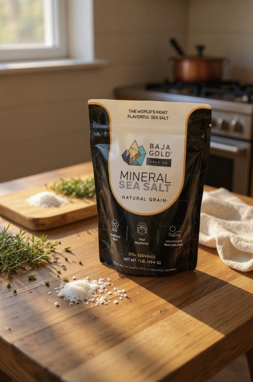 Baja Gold Mineral Sea Salt Natural Grain