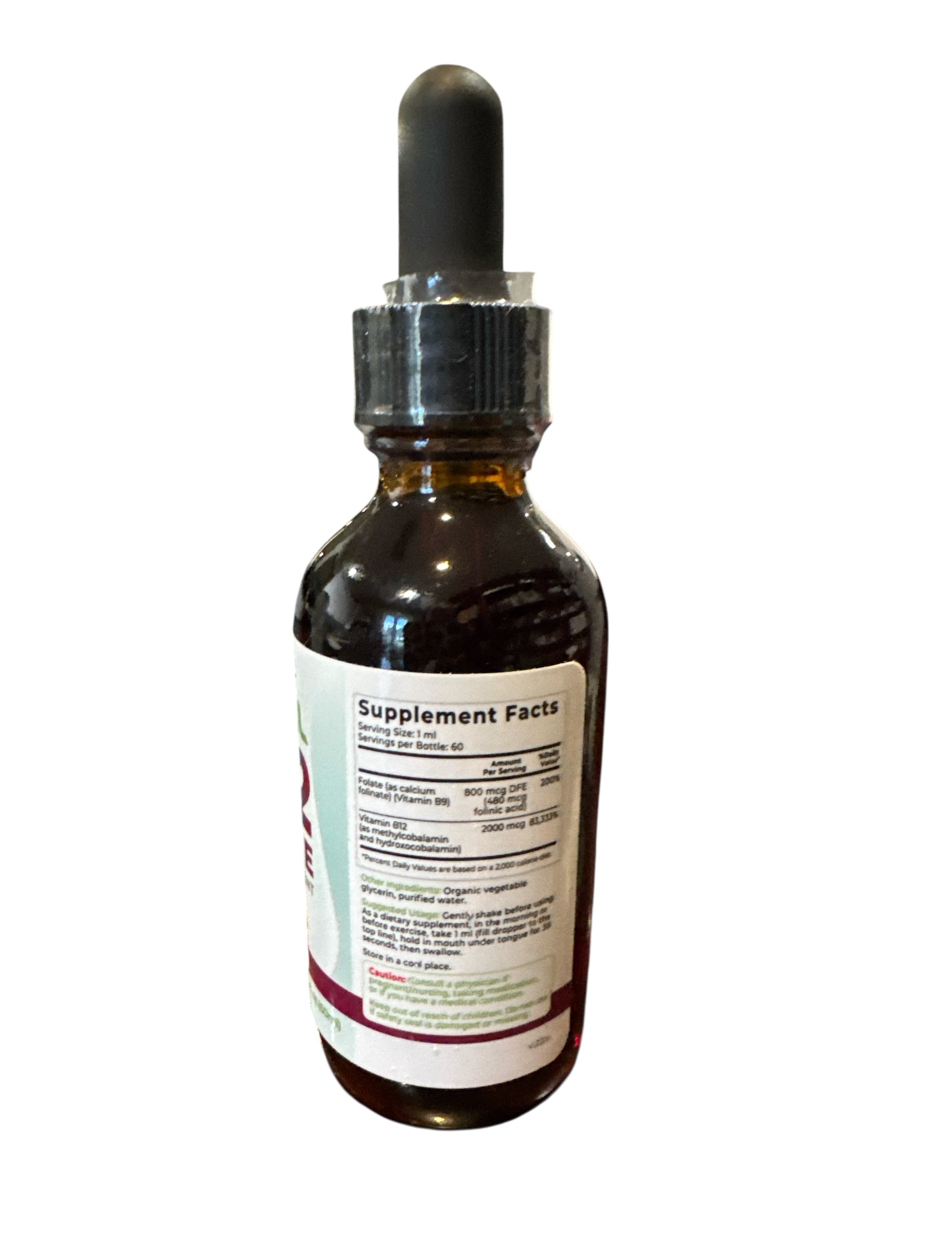 Why Not Natural Methyl B-12 + Folate Unflavoured Liquid – 60ml