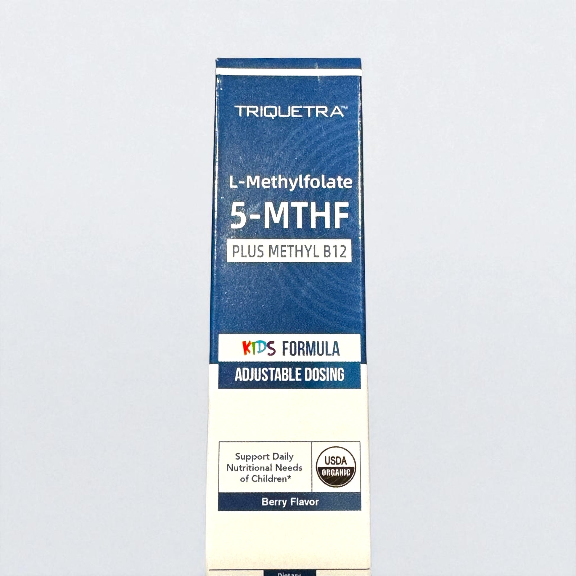Triquetra Organic Methyl Folate + Methyl B12 Cofactor | Kids Berry Flavour | 30mL