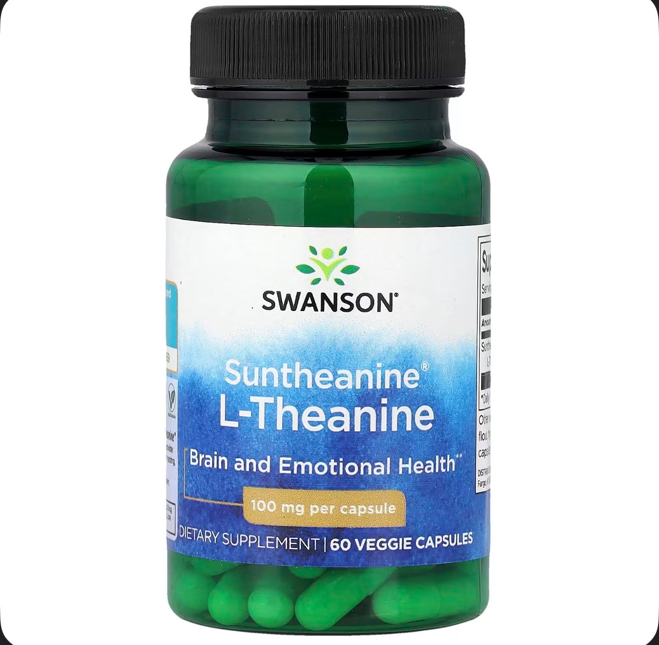 Swanson Suntheanine L-Theanine dietary supplement