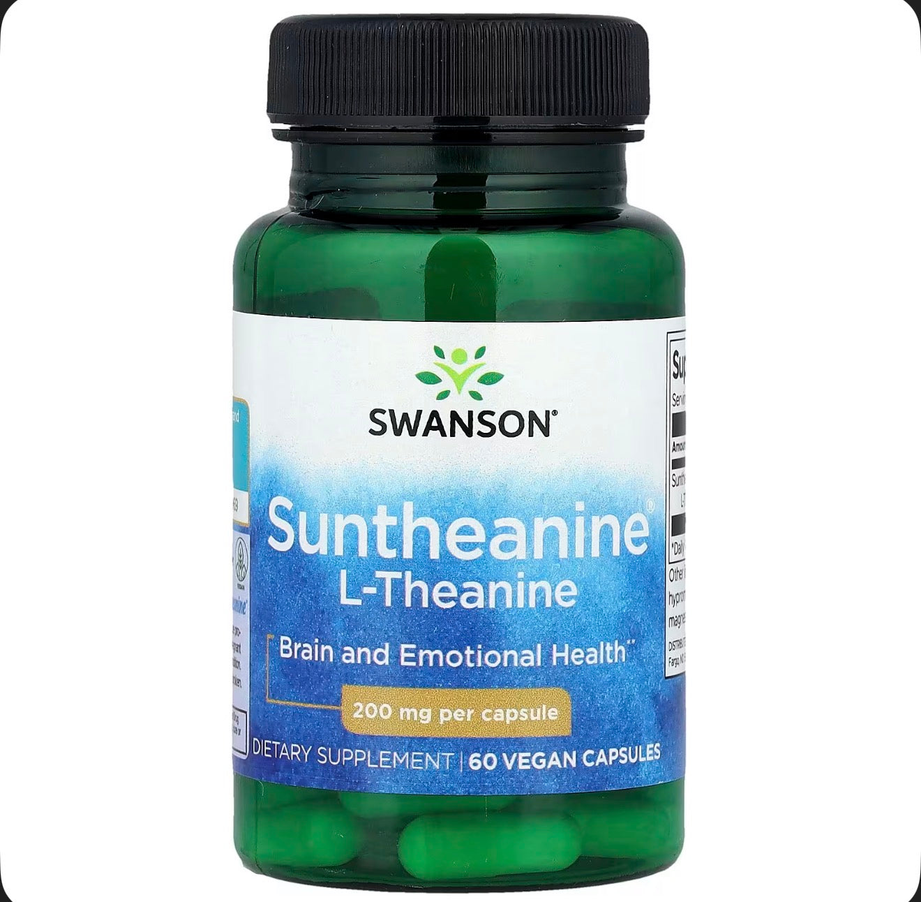 Swanson Suntheanine L-Theanine dietary supplement