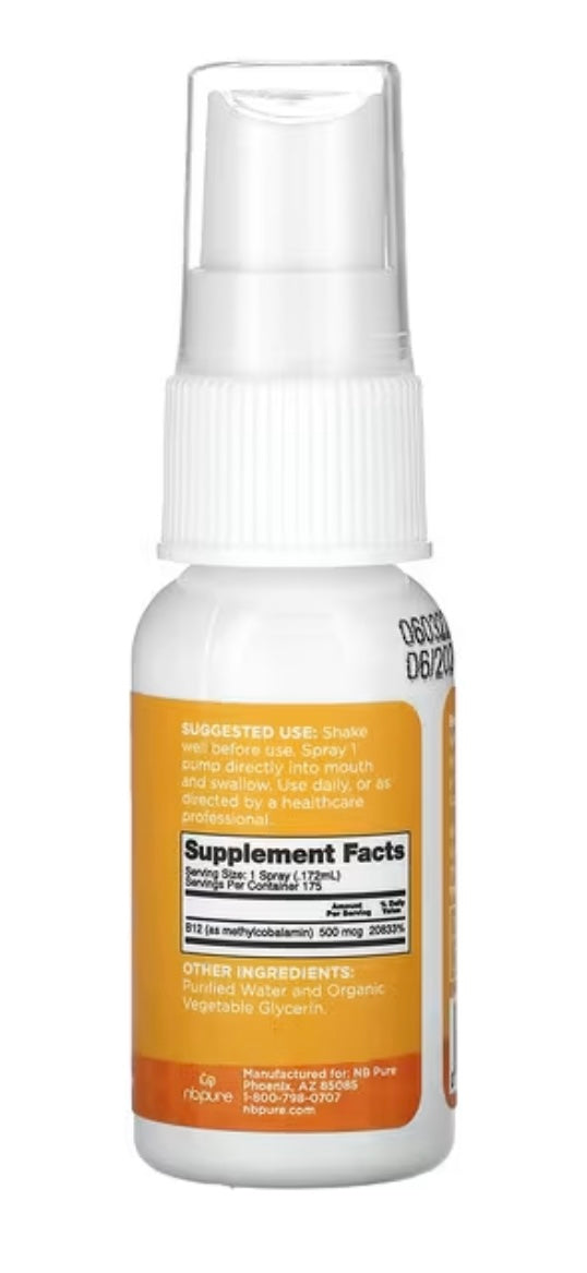 Supplement bottle with label on a white background