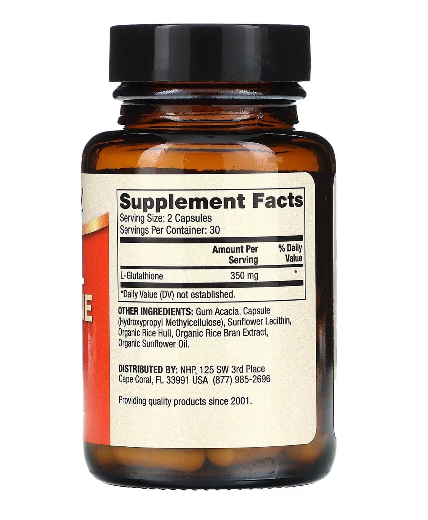 Supplement bottle with label showing 'Supplement Facts' on a white background
