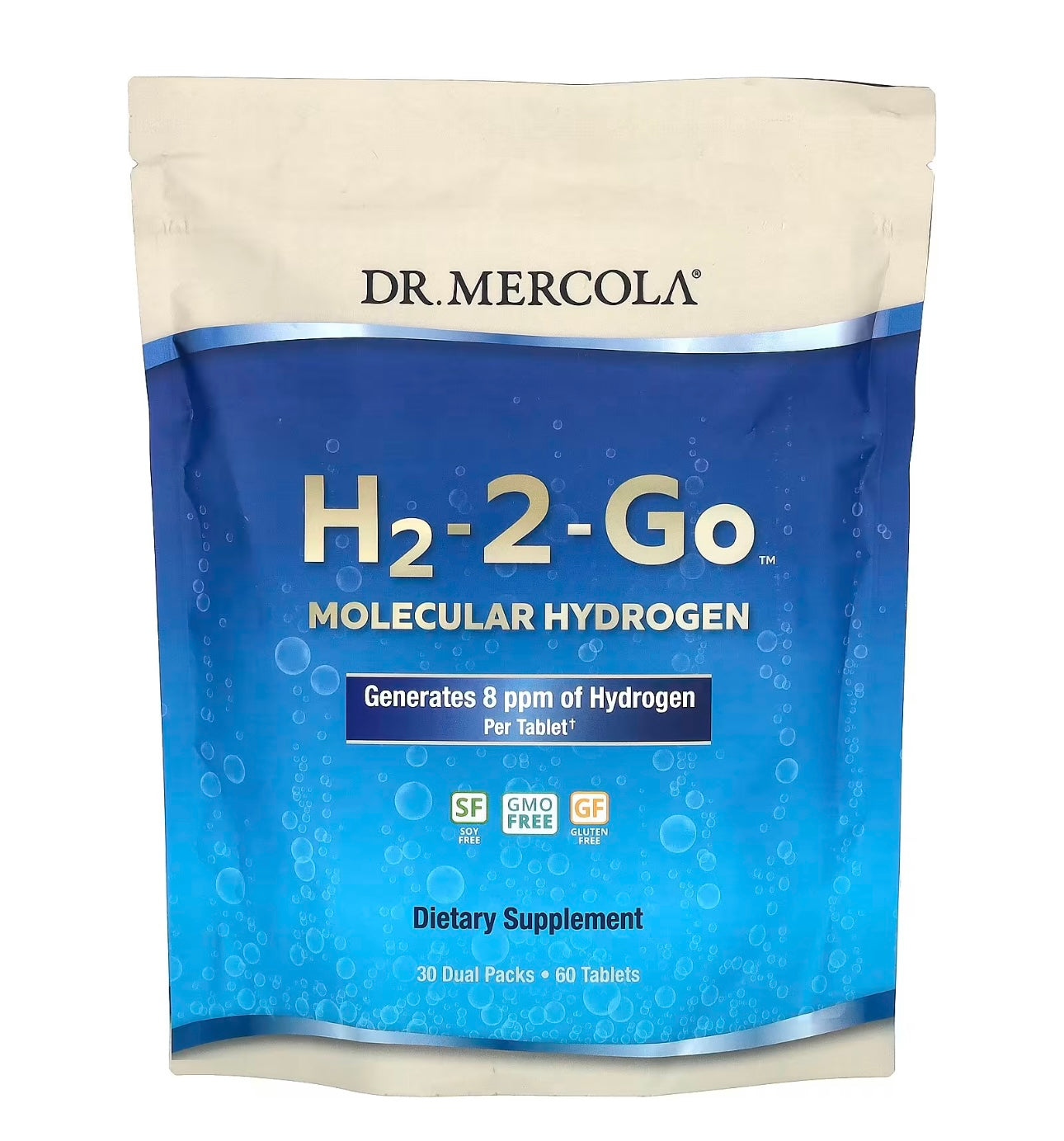 Dr Mercola H2 Molecular Hydrogen 30 or 60 Days Supply