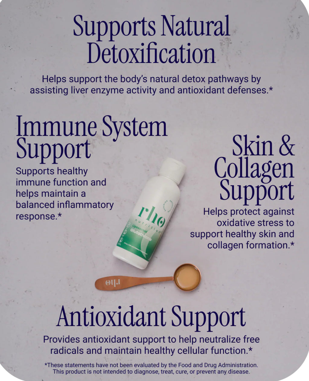 Rho Nutrition Liposomal Glutathione – Advanced Antioxidant & Cellular Detox
