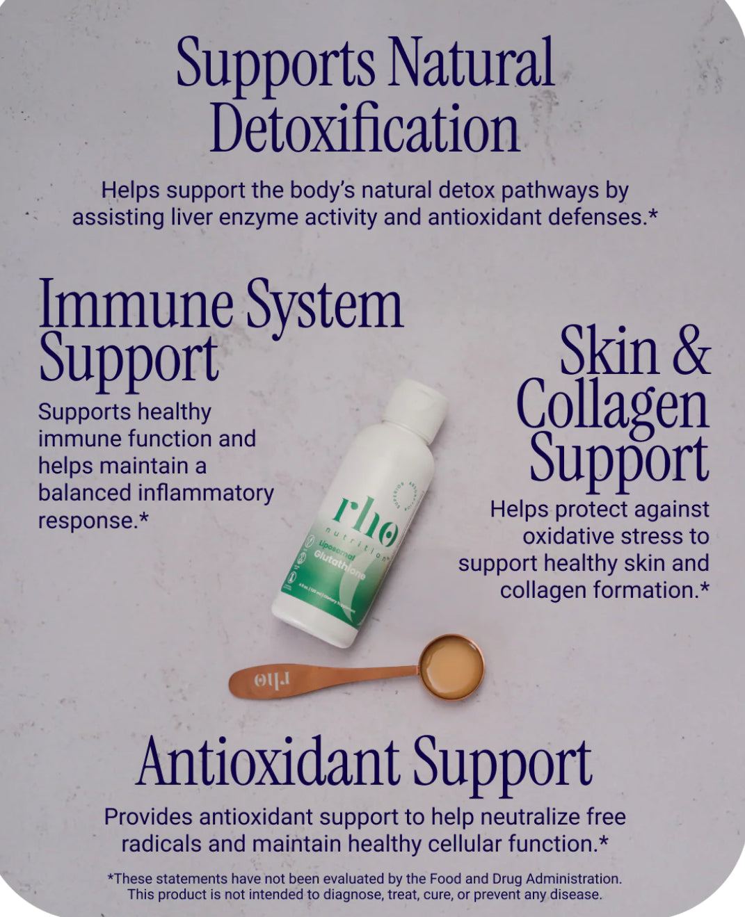 Rho Nutrition Liposomal Glutathione – Advanced Antioxidant & Cellular Detox