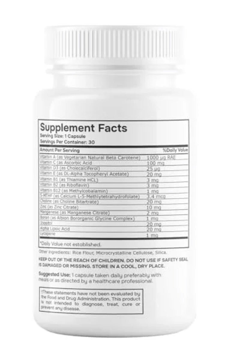 Envitamin Methylated Multivitamin – 30 Capsules