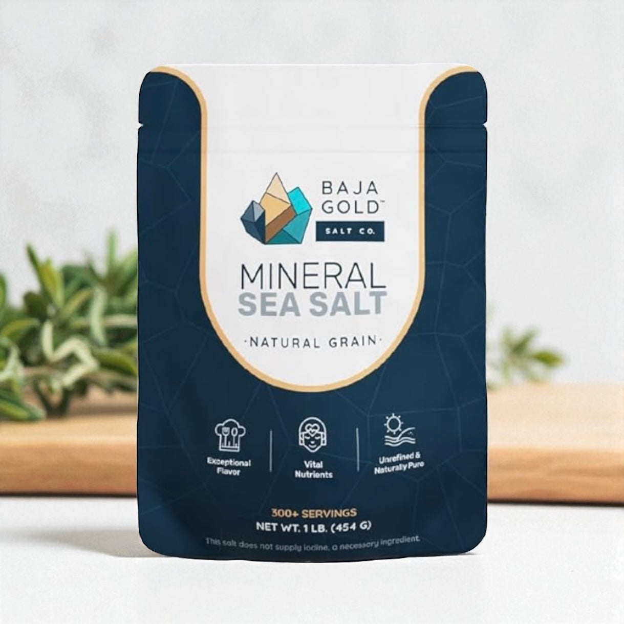 Baja Gold Mineral Sea Salt Natural Grain